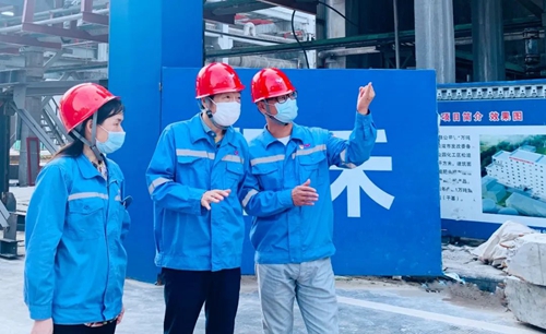 吳正新到TMP、TPO項(xiàng)目及松滋肥業(yè)新項(xiàng)目現(xiàn)場檢查指導(dǎo)工作(圖2)