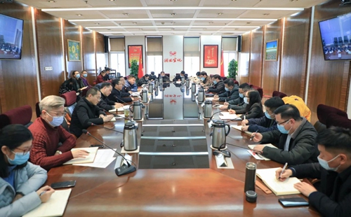 集團(tuán)黨委（公司）辦公室系統(tǒng)召開年度總結(jié)會議，王大真出席并講話(圖1)