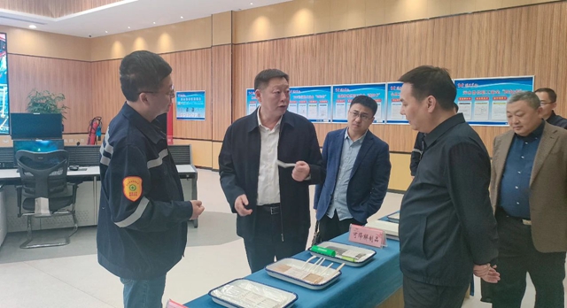 宜昌市國資委黨委書記、主任黃智華到降解新材料公司調(diào)研指導工作(圖1)