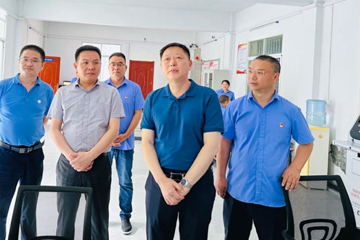 宜昌市國資委黨委書記、主任黃智華一行到礦業(yè)公司現(xiàn)場調研